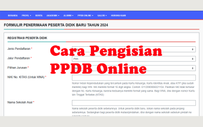 Cara Pengisian PPDB Online